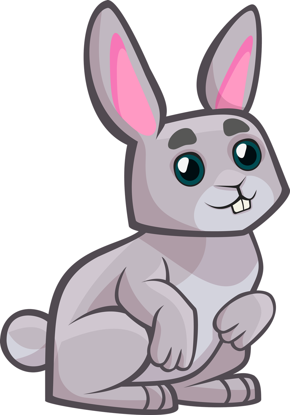 Rabbit Clipart (1000x1430)