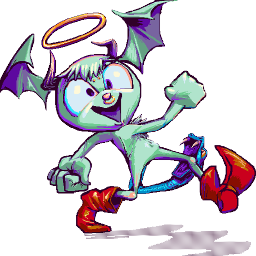 Another Pixel Drawing, For @hellbabyfromhell Such A - Cartoon (500x500)