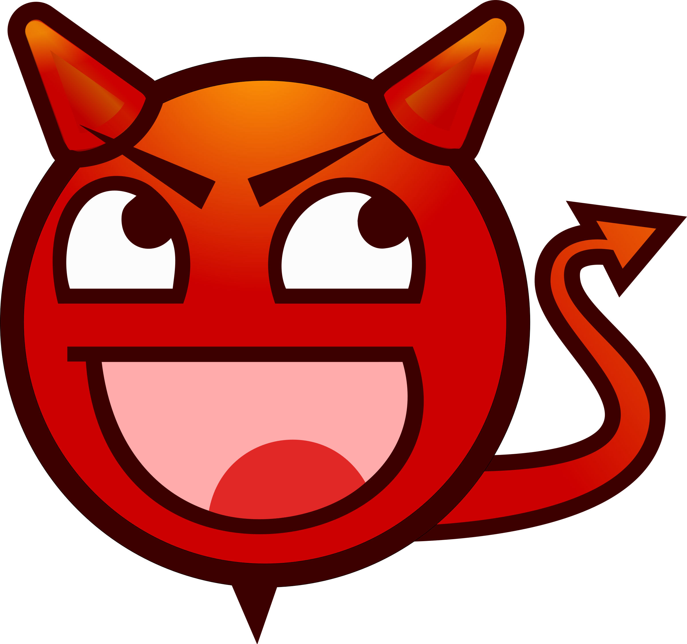 Satanism Clipart Awesome - Demon Png (2400x2248)