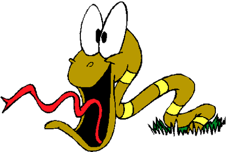 Two Snakes Were Slithering Through A Field - Mad As A Cut Snake (447x301)