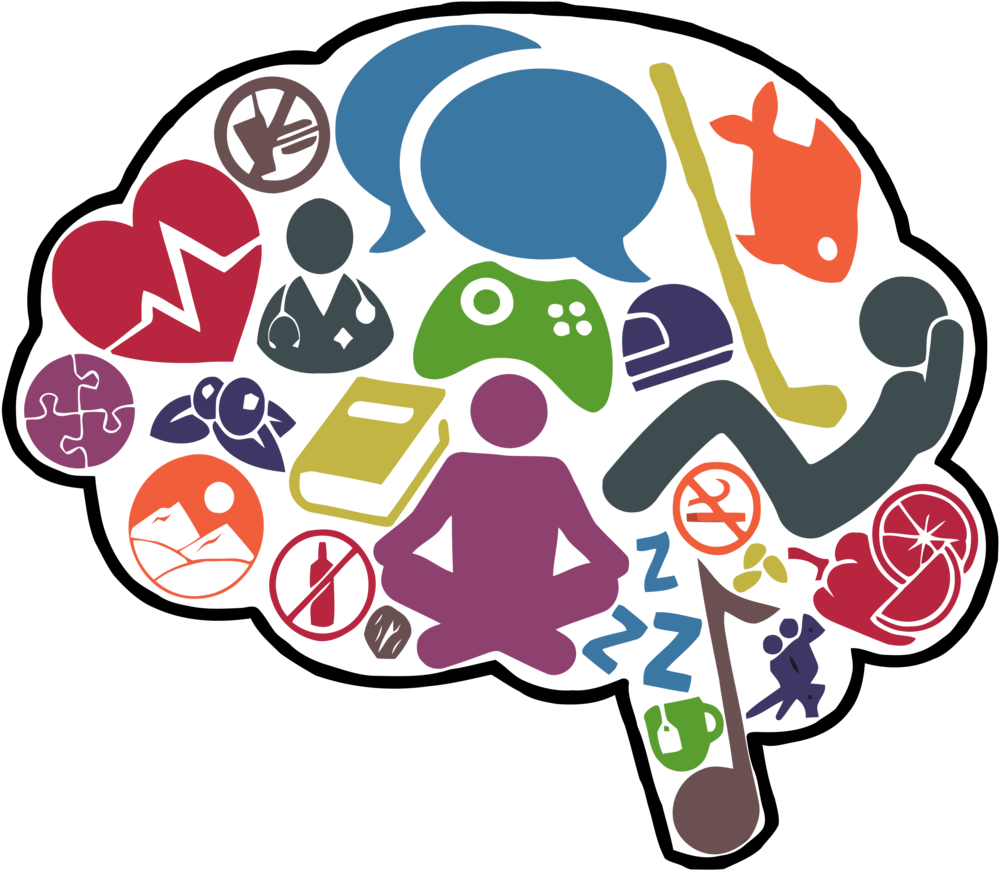 Healthy Brain Clipart (1000x870)