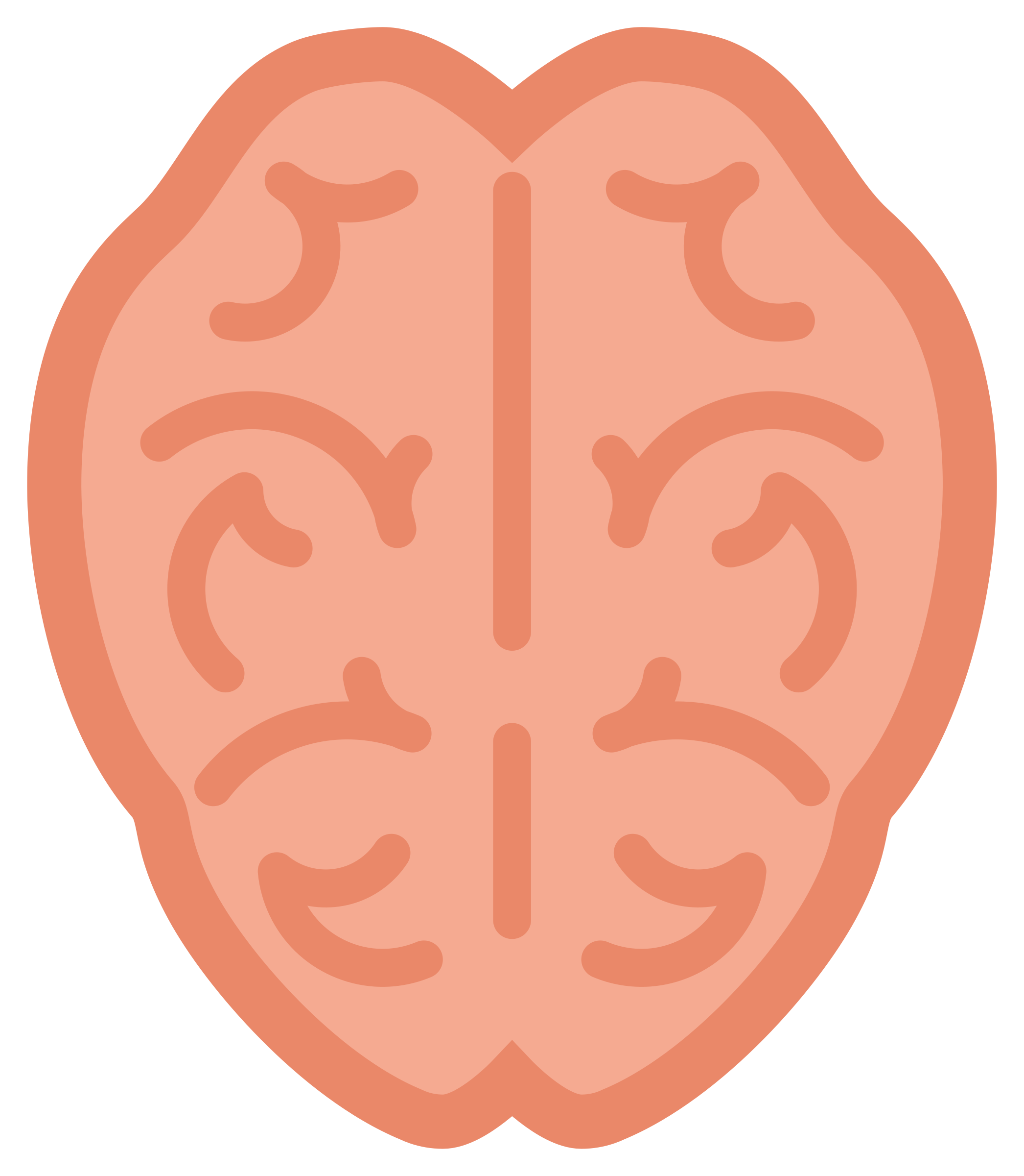Brain Clipart - Anatomy (2092x2400)
