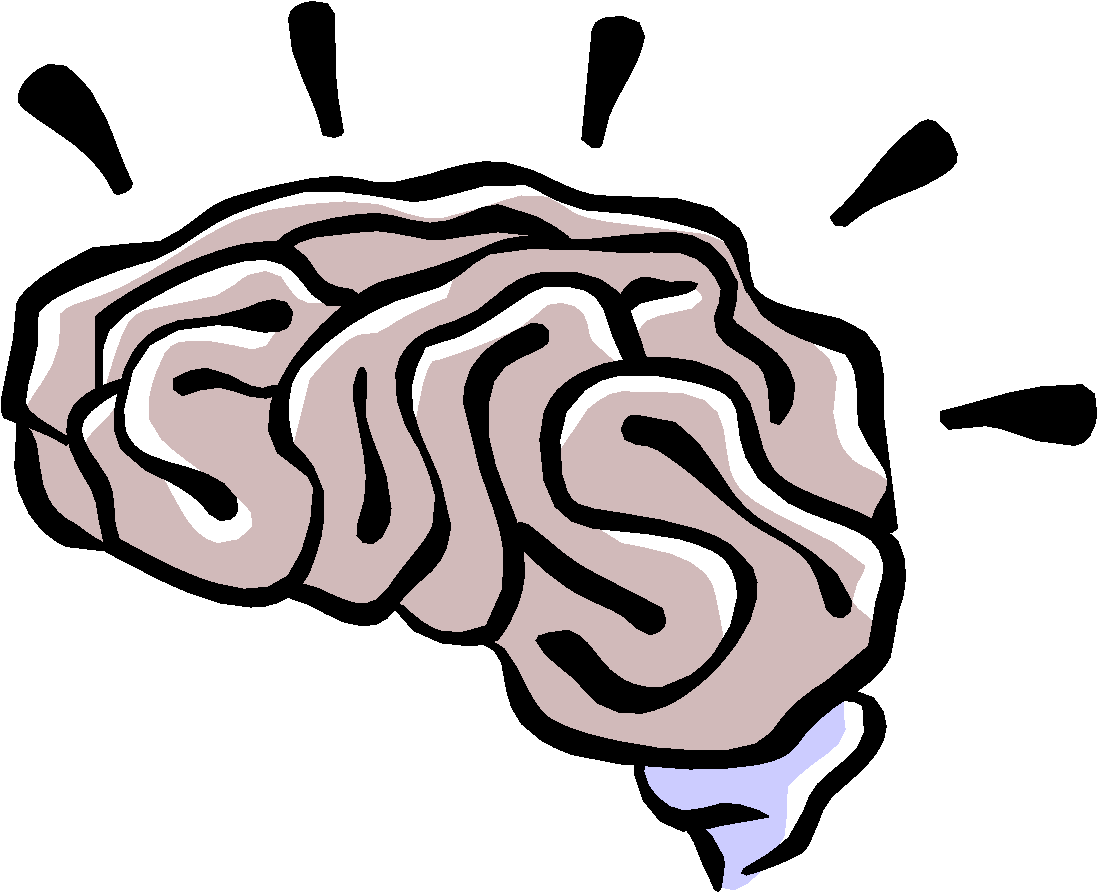 Mobile Phones Are Dangerous In Many Ways - Brain Clip Art (1105x904)