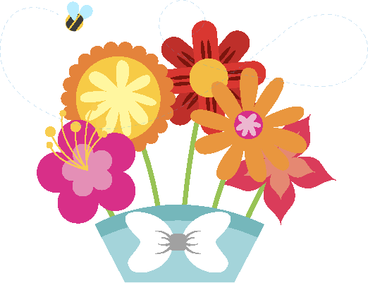 Red Has Always Been The Colour Of Love, But Other Vibrant - Ramo De Flores Animadas (522x401)