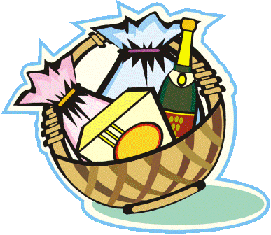 Gift Basket Graphic 2 Clipart Free Clip Art Images - Gift Baskets (387x336)