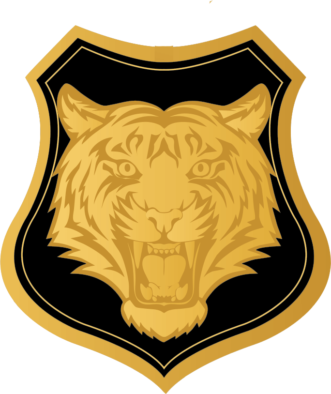 Wild Trail Safari - Tiger Face Outline Drawing (684x814)