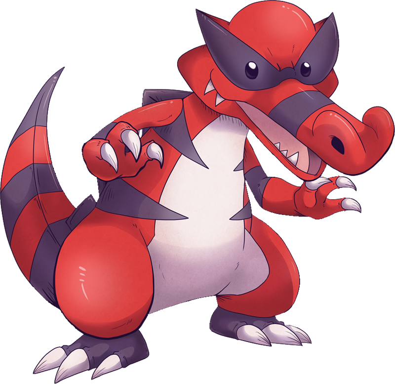 Important Notice Pokemon Shiny-krookodile Is A Fictional - Krookodile Shiny (800x777)