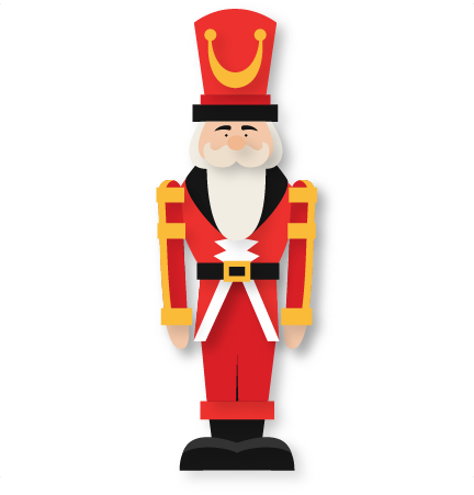 Nutcracker Svg Scrapbook Cut File Cute Clipart Files - Scalable Vector Graphics (432x451)