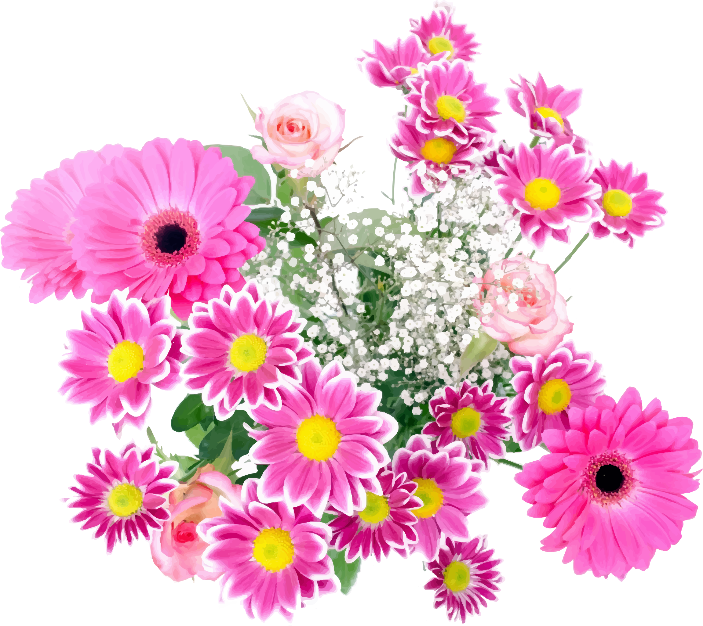 Arrangement Clipart Flower Arrangement - Flower Arrangement Clipart Png (2302x2052)