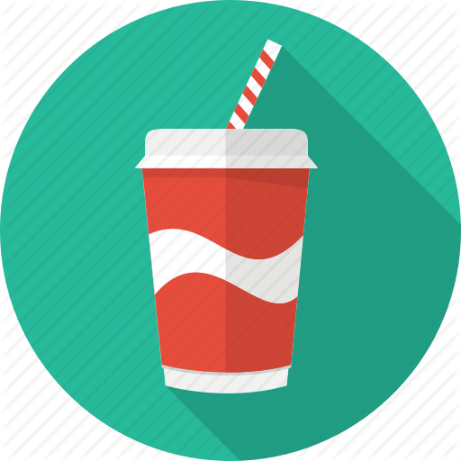 Straw Clipart Coke Cup - Drinking Straw Icon Png (512x512)