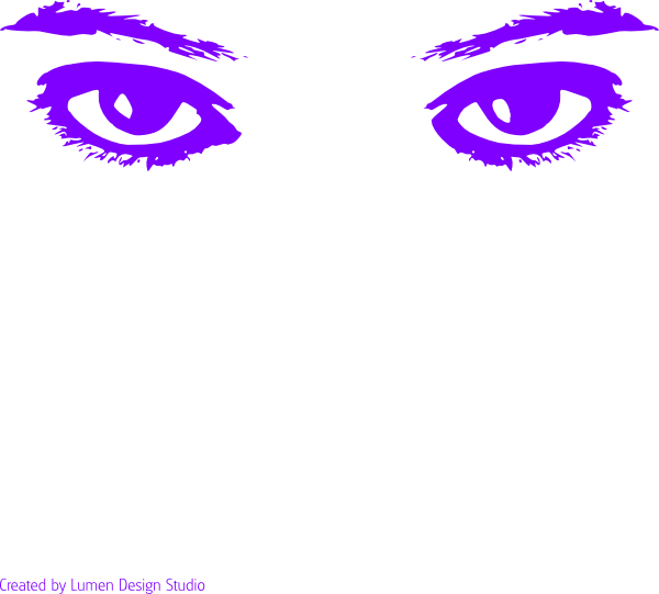 Purple Eyes Clipart - Eyes Clip Art (600x541)