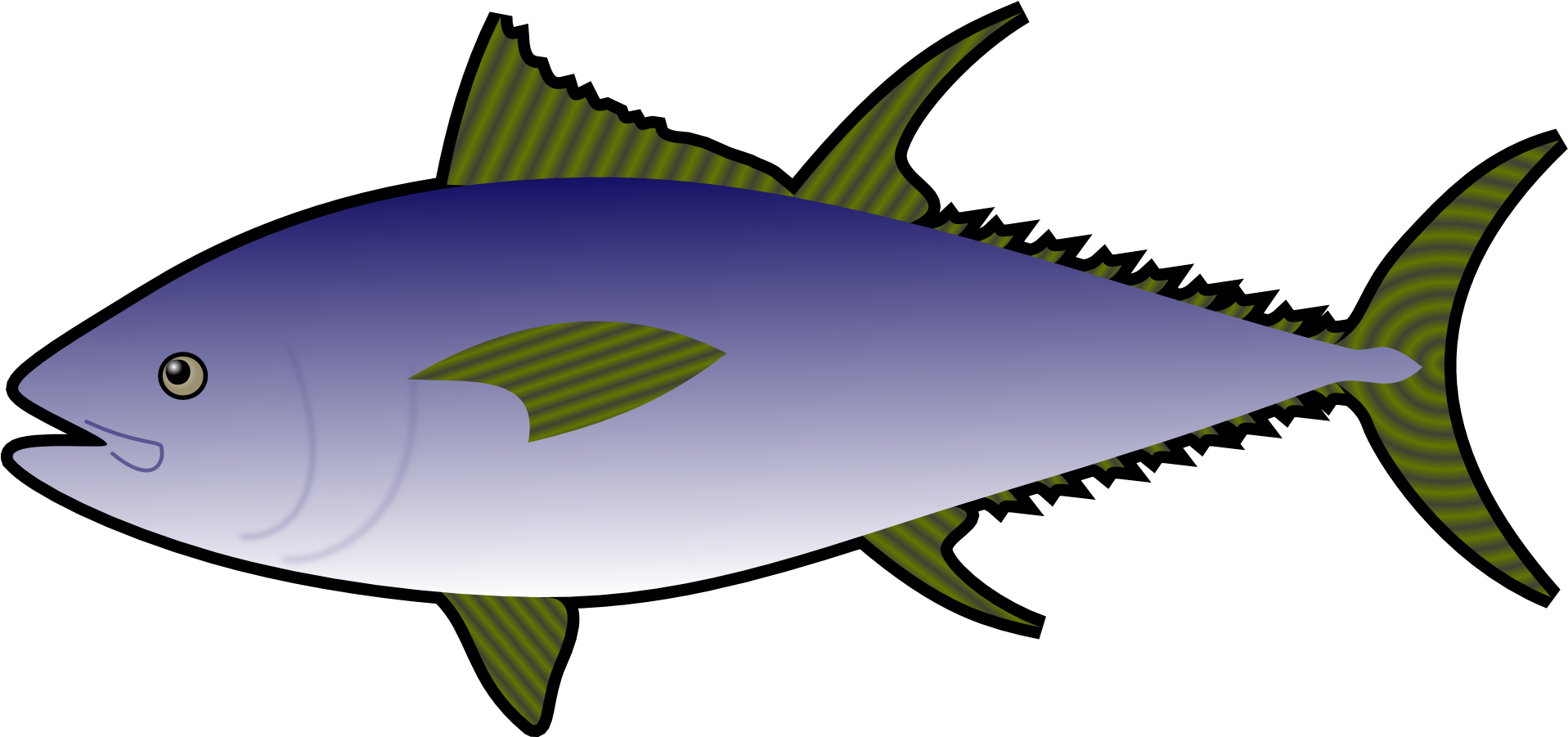 Atlantic Bluefin Tuna Tuna Fish Sandwich Clip Art - ภาพ ปลา Png (1920x960)