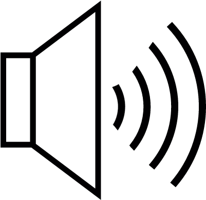 Image Result For Noisey Toys Clipart Black And White - Speaker Symbol (400x400)