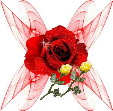Una Rosa Roja Para El Amor, Y Dos Amarillas Para La - Que Tengas Un Lindo Dia Con Movimiento (400x400)