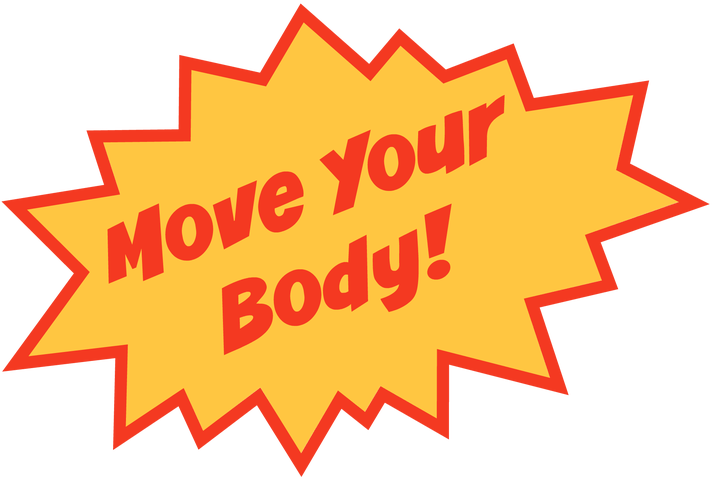 Moves Clipart Exercise Time - Adopt! 5'x7'area Rug (714x500)