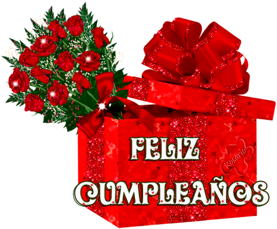 Imagenes De Cumpleaños Con Rosas Rojas, Parte - Imagenes De Flores Para Cunple Años (544x450)