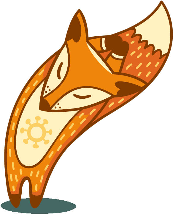 Red Fox Download Clip Art - Cartoon Yoga Fox (826x898)