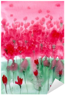 Vinilo Pixerstick Pintura De Acuarela - Watercolor Painting (400x400)