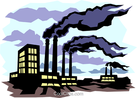 Pollution Clipart Industries - Milk Run In Supply Chain (480x342)
