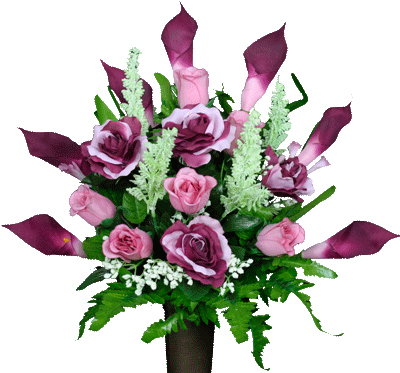 Burgundy Calla Lily - Garden Roses (425x425)