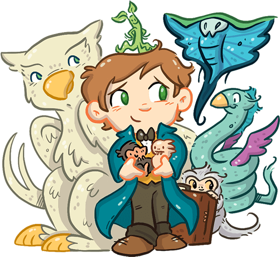 Fantastic Beasts And Where To Find Them Stickers Messages - Fantastic Beasts And Where To Find Them (600x600)