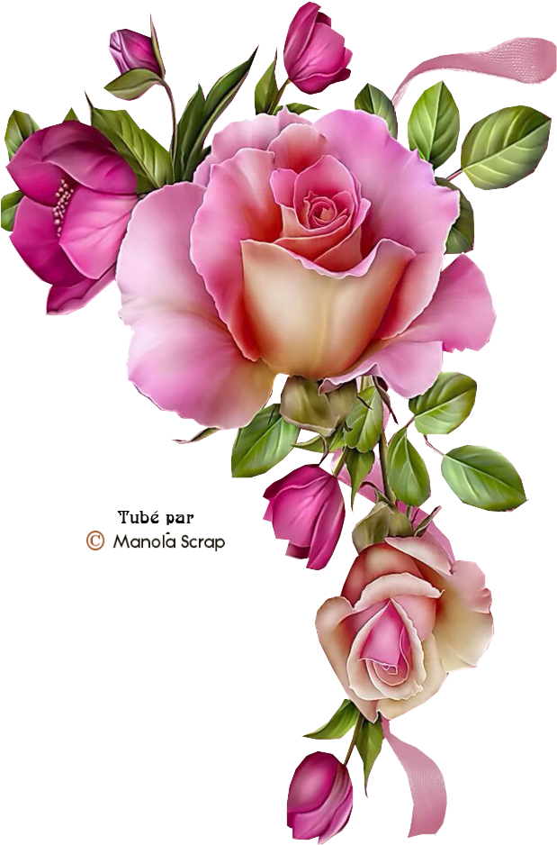 Tubes Flower Png (640x973)