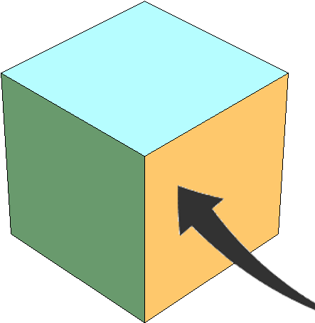 Move Planes, Show Different Planes Of Volume Data - Cube (445x481)