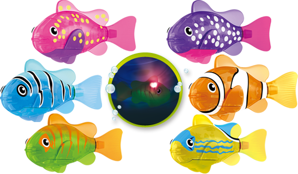 Robo Fish Vs Poissons - Goliath Led Bioptic Robo Fish (590x345)