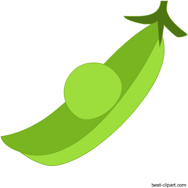 Pea In A Pod, Free Clip Art - Clip Art (450x450)