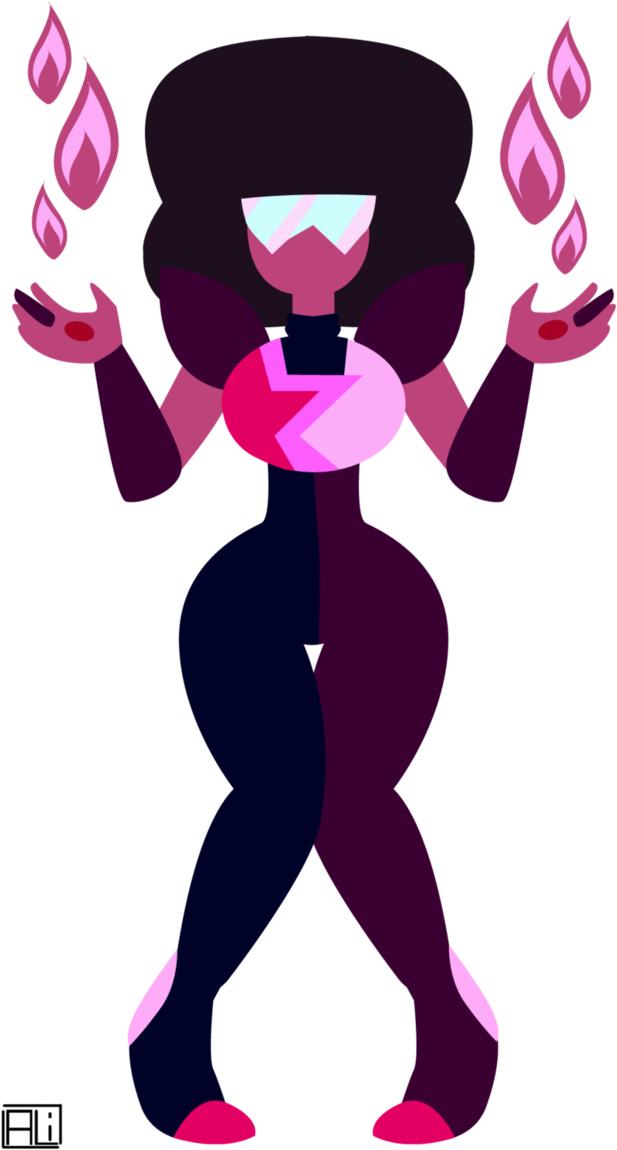 Stylised Garnet By Alirose-art - Cartoon (664x1202)