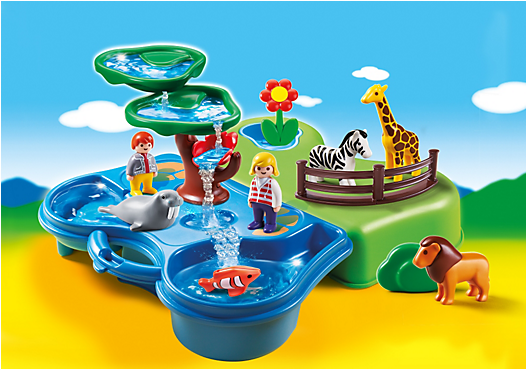 Playmobil ® Figure 6792 - Playmobil Take Along Zoo And Aquarium (600x600)