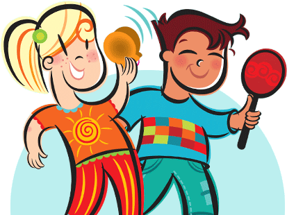 Singing Clipart 6 Kid - Salsa Babies / Salsa Kids (415x340)