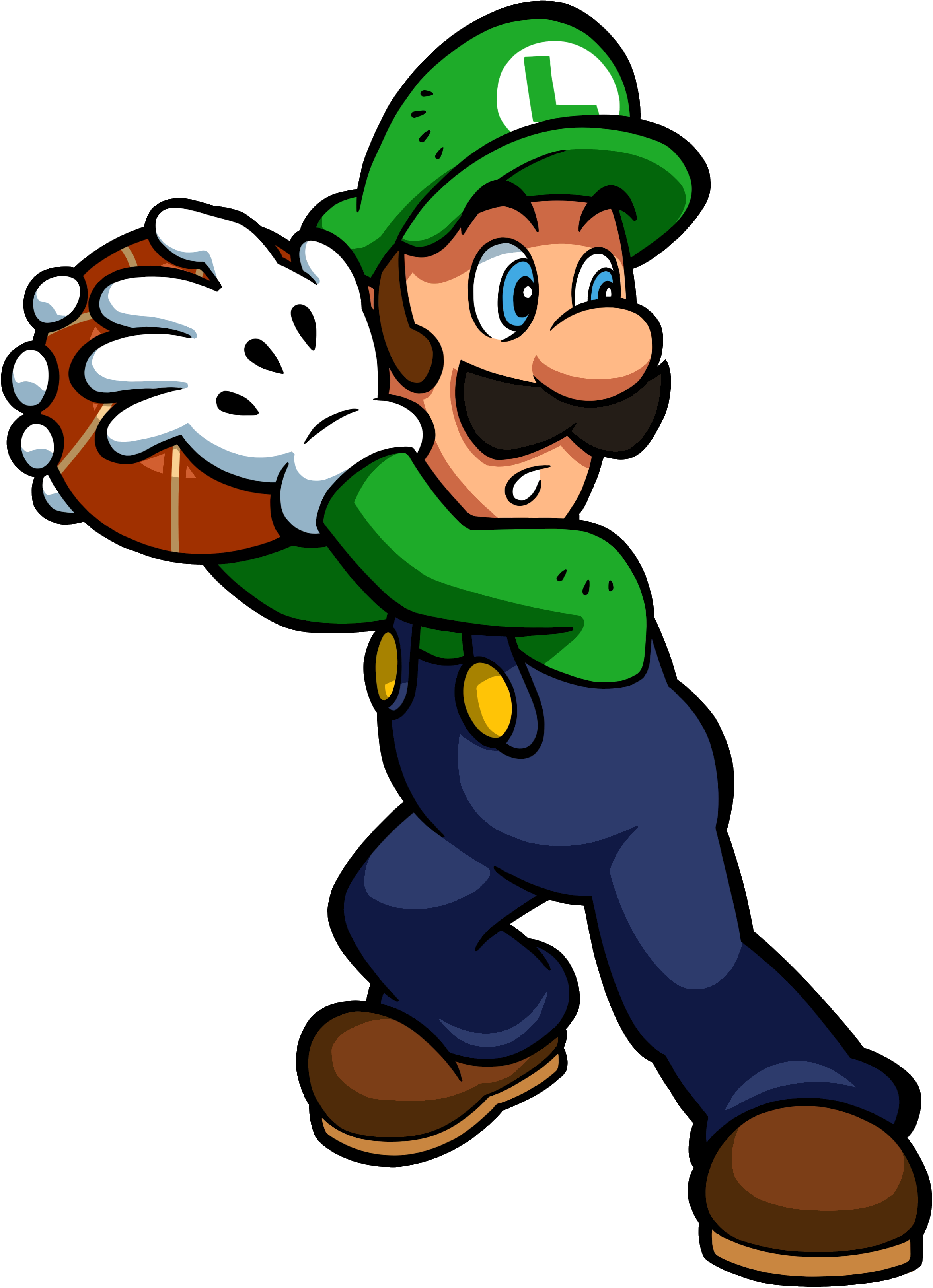Luigi Clipart Pixel - Mario Hoops 3 On 3 Mario (2345x3239)