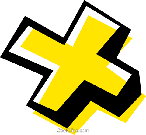 Multiplication Sign Royalty Free Vector Clip Art Illustration - Multiplication Sign Clip Art (480x447)