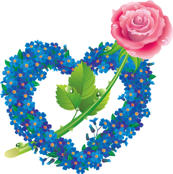 Clipart Heart - D Buenos Dias Lunes (600x602)