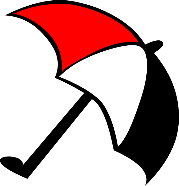 Beach Umbrella Clip Art (570x594)