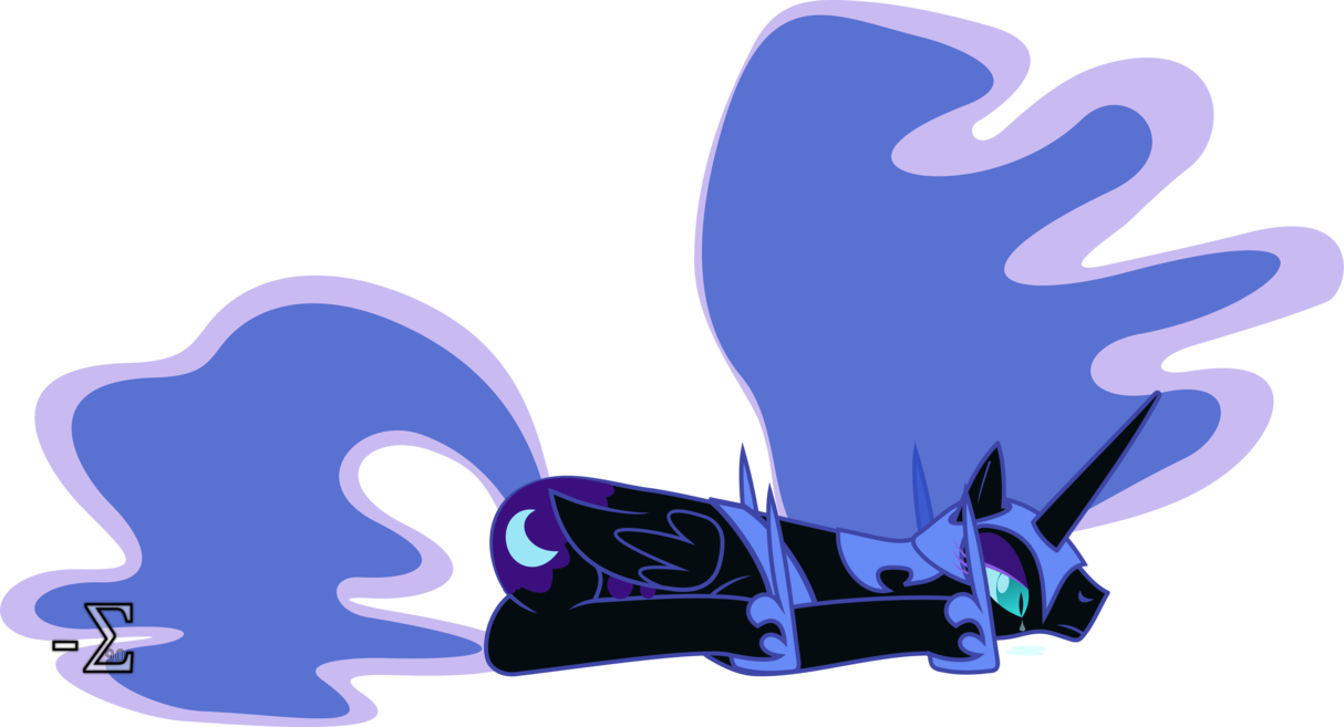 Upset Nightmare Moon By 90sigma - Cartoon (1214x657)