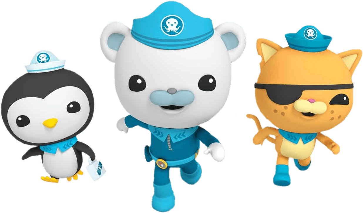 Octonauts Crew - Octonauts And The Orcas By Simon (1280x905)