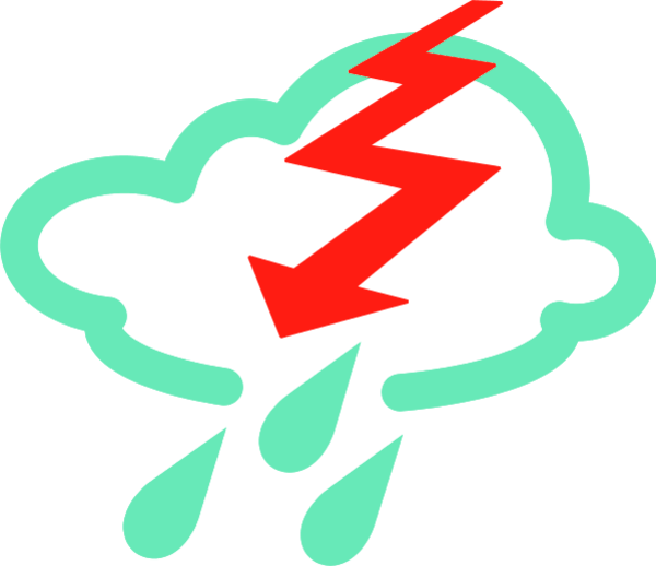 Weather Symbol Clipart - Weather Symbols (600x518)