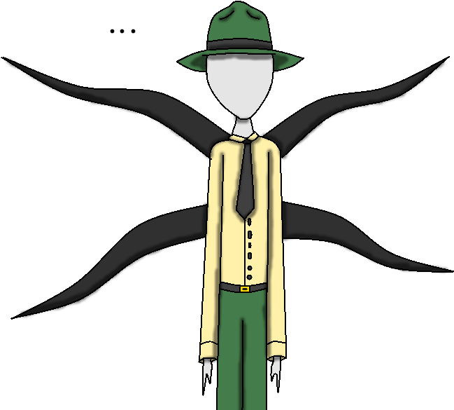 Slenderman The Forest Ranger By Spirit Creator Katie - Cartoon (800x600)