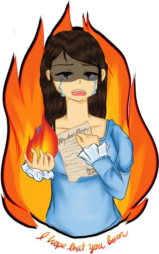 I Hope That You Burn - Illustration (900x1000)