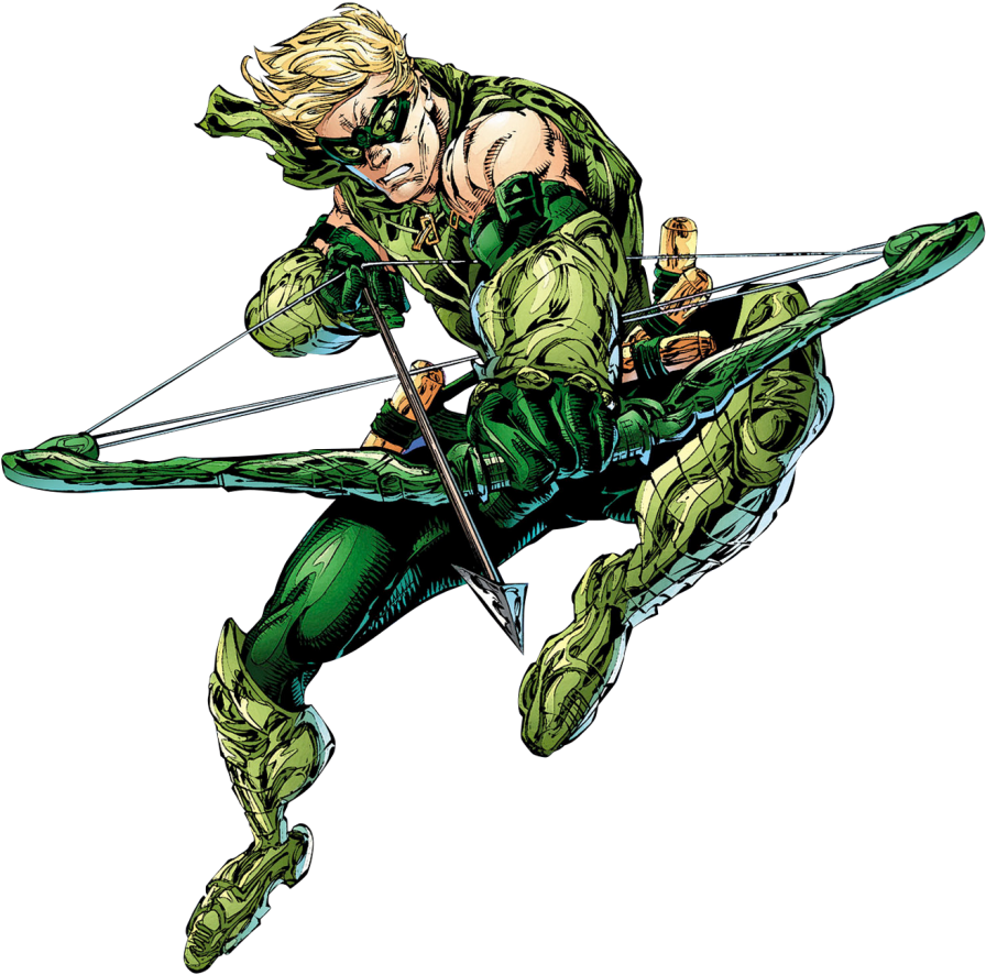 Green Arrow Comic Png (1024x1024)