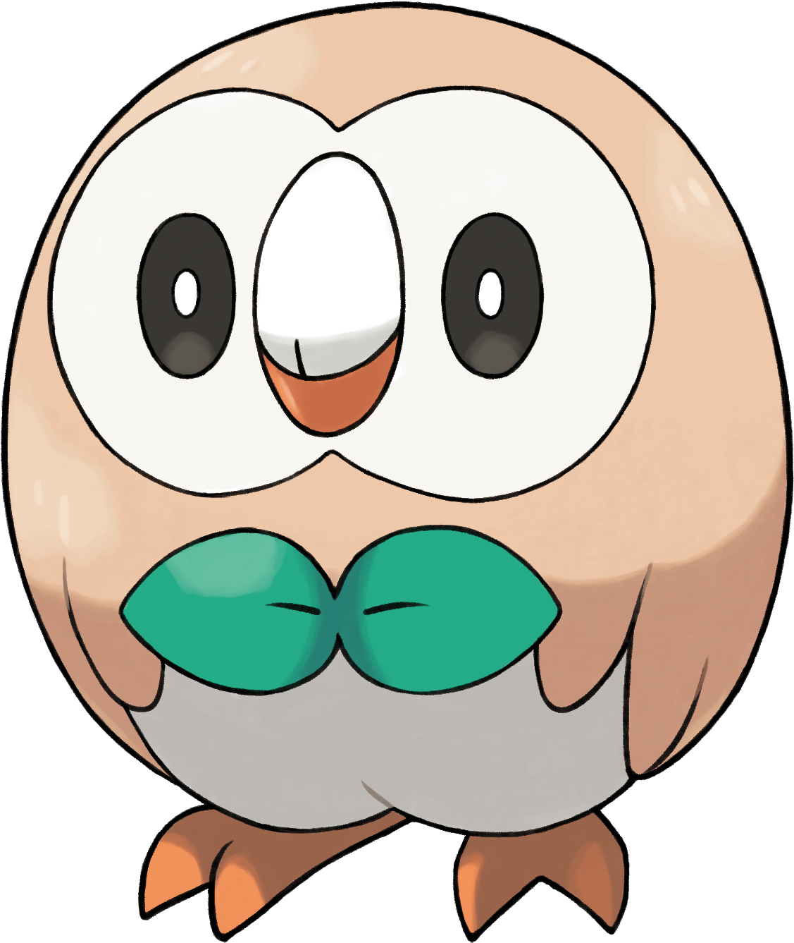 722rowlet - Owlette Pokemon (1803x2112)