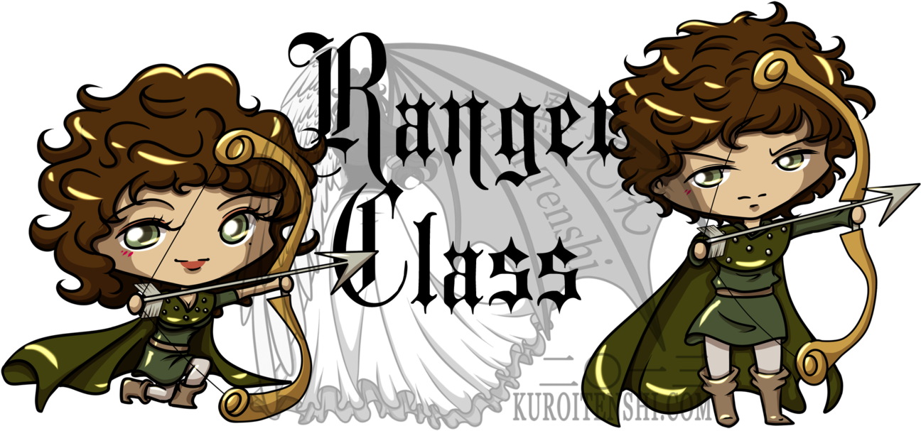 Chibi Ranger Class By Kuroitenshi13 - Ranger (1309x609)
