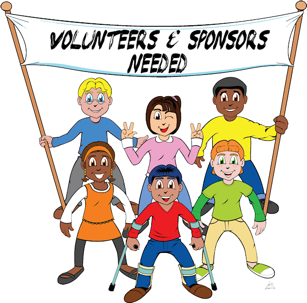 Volunteers & Sponsors Banner - Volunteers & Sponsors Banner (629x620)