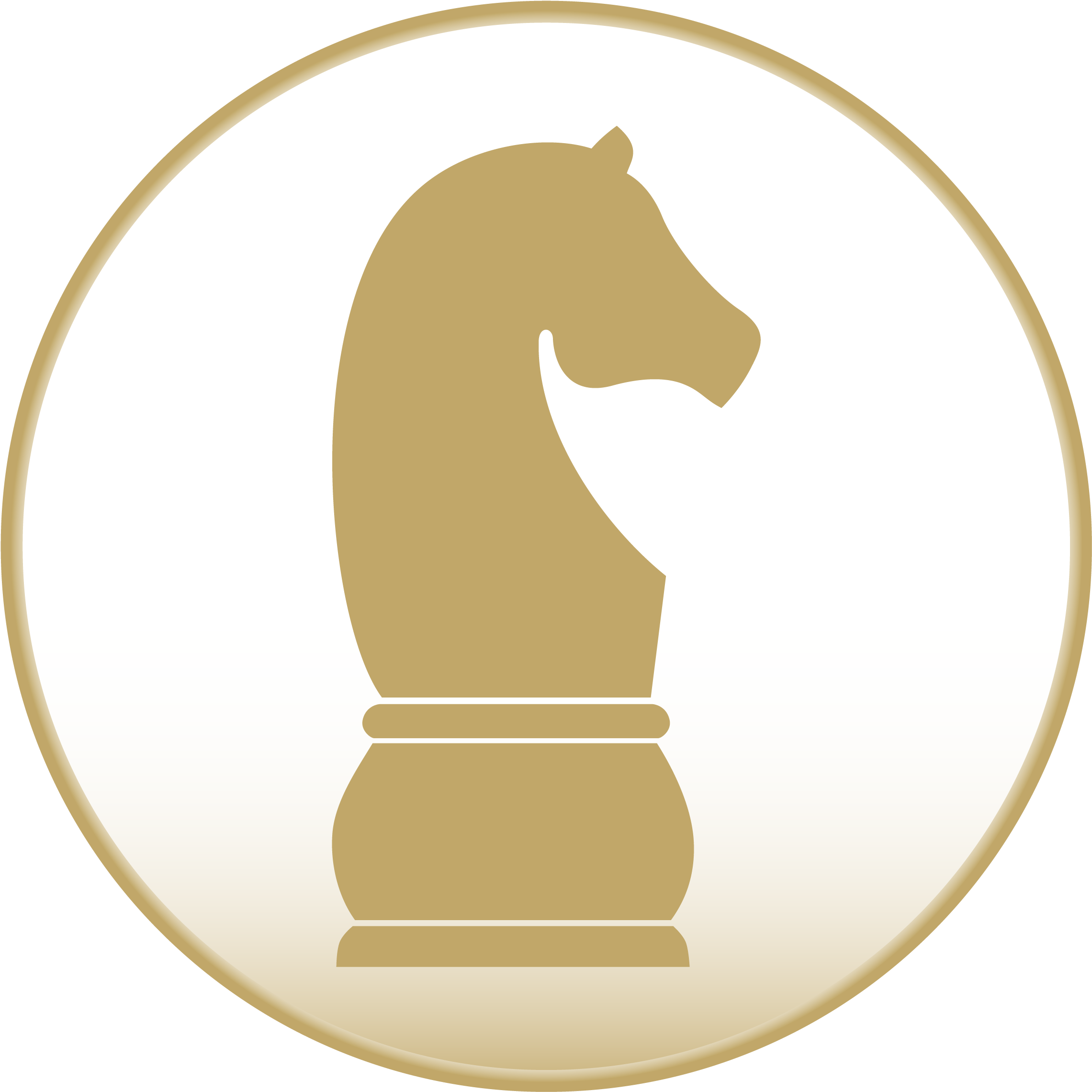 Strategic Consulting - Black Knight Chess Piece Note Cards (2598x2598)