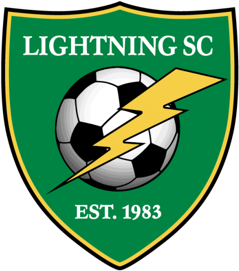 Lightening Clipart Soccer - Lightning Sc Nh (490x554)