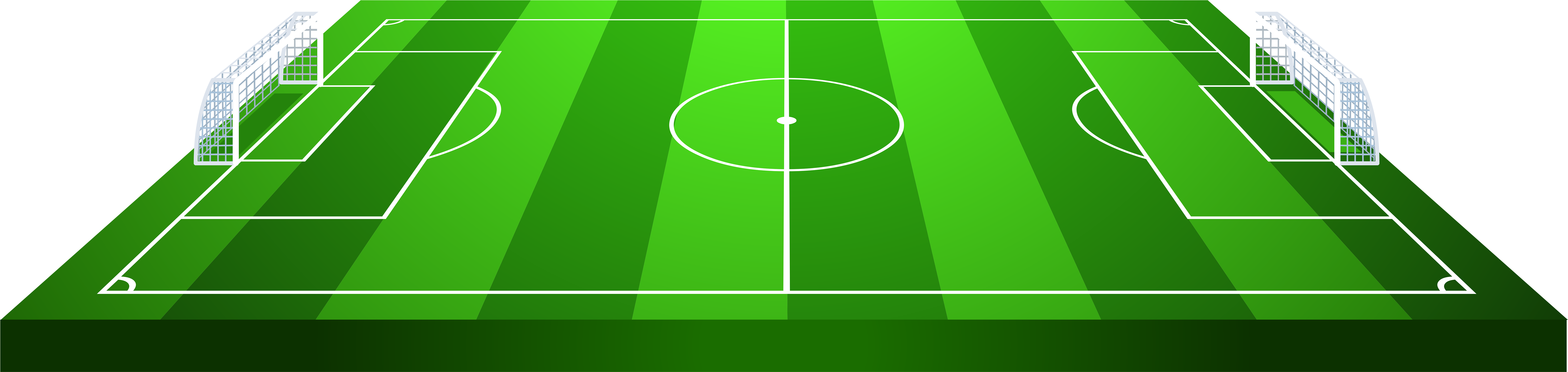 Soccer Ball Field - Football Ground Clip Art (8000x1957)