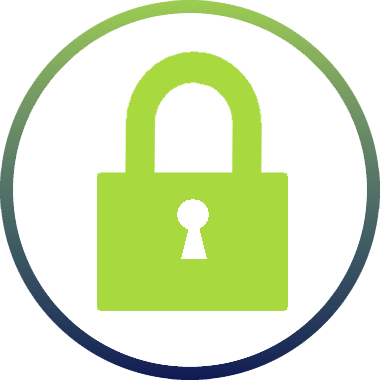 Green Lock Security Icon - Illustration (380x380)