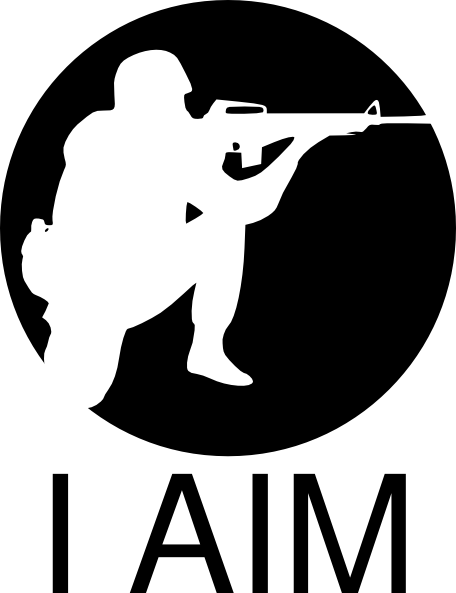 Circle Soldier Aiming Clip Art At Clker - Your Dad My Dad (456x593)